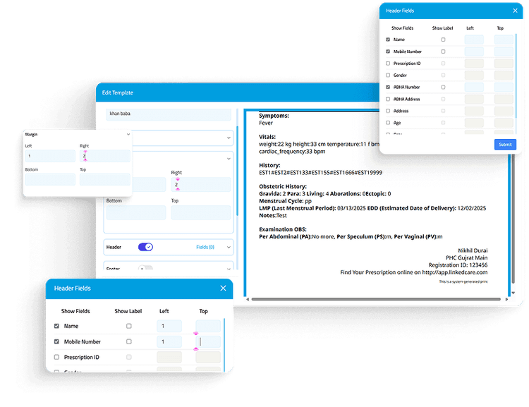 Customizable digital prescriptions